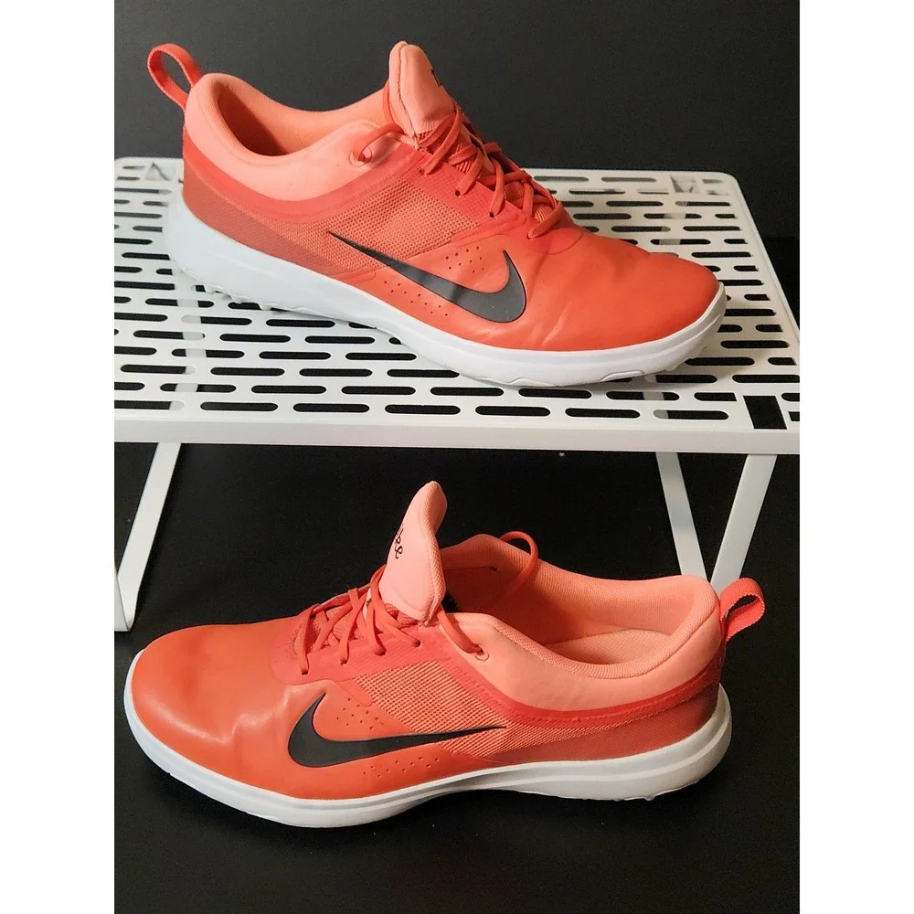 Nike Roshe G Golf Shoes Sunset Glow Orange Womens 9 818732-800 Spikeless Sneaker - Picture 1 of 7